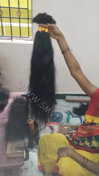 Best Wave Bulk Raw Hair.natural Curly & Wave Bulk Human Hair From India. Only Natural Texture and Natural Color Hair. From India