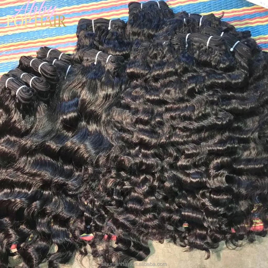 Raw Burmese Curly Hair Unprocessed Vietnamese Burmese Curly Human Hair Extension Virgin Curly Hair