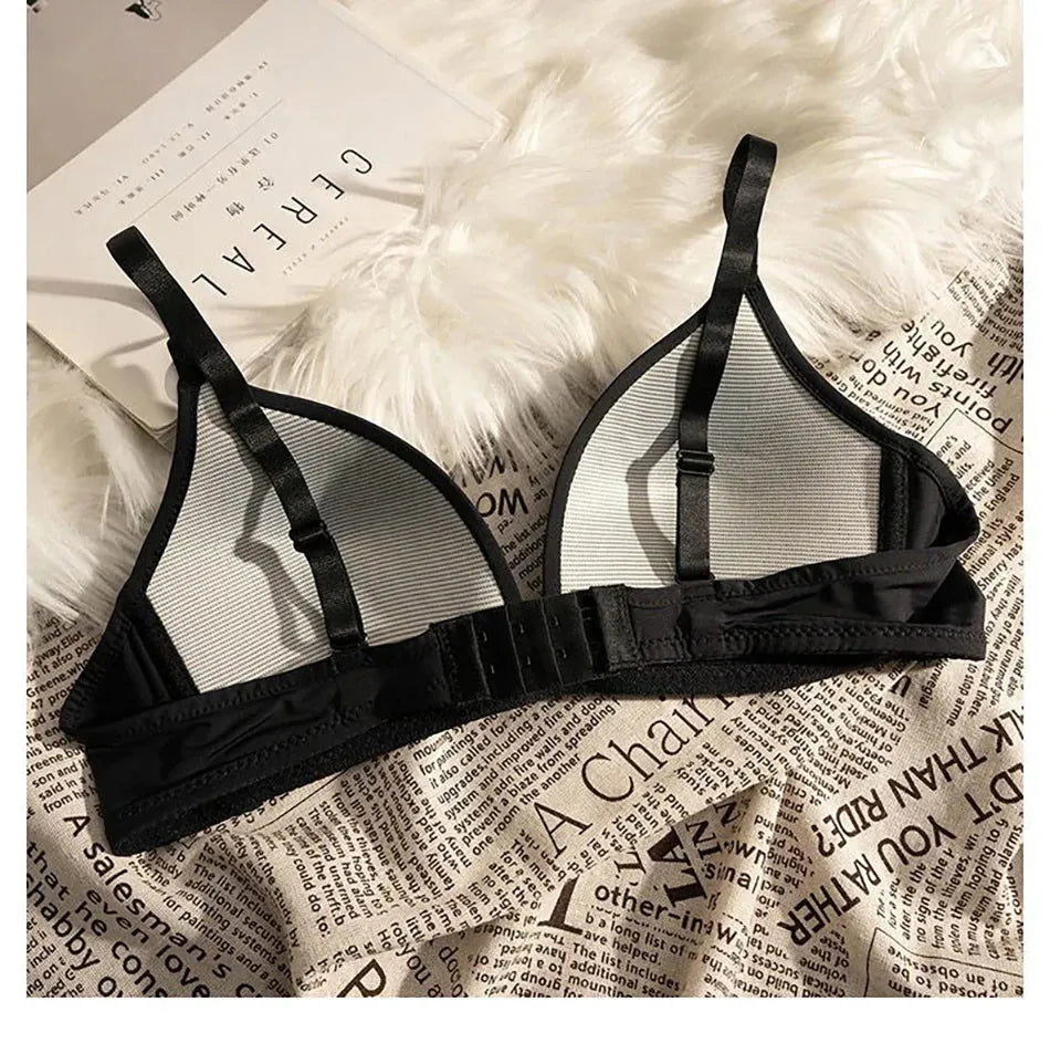 Child Development Period Bra Girls Solid Color Adjustable and Non Removable  Without Steel Ring Bra Girls Bra