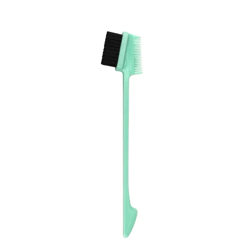 Three-headed Eyebrow Brush Shredded Hair Brush Comb Hair Dye Brushes Hair Care Hair Edge Control Hairdressing Gel Brush Styling
