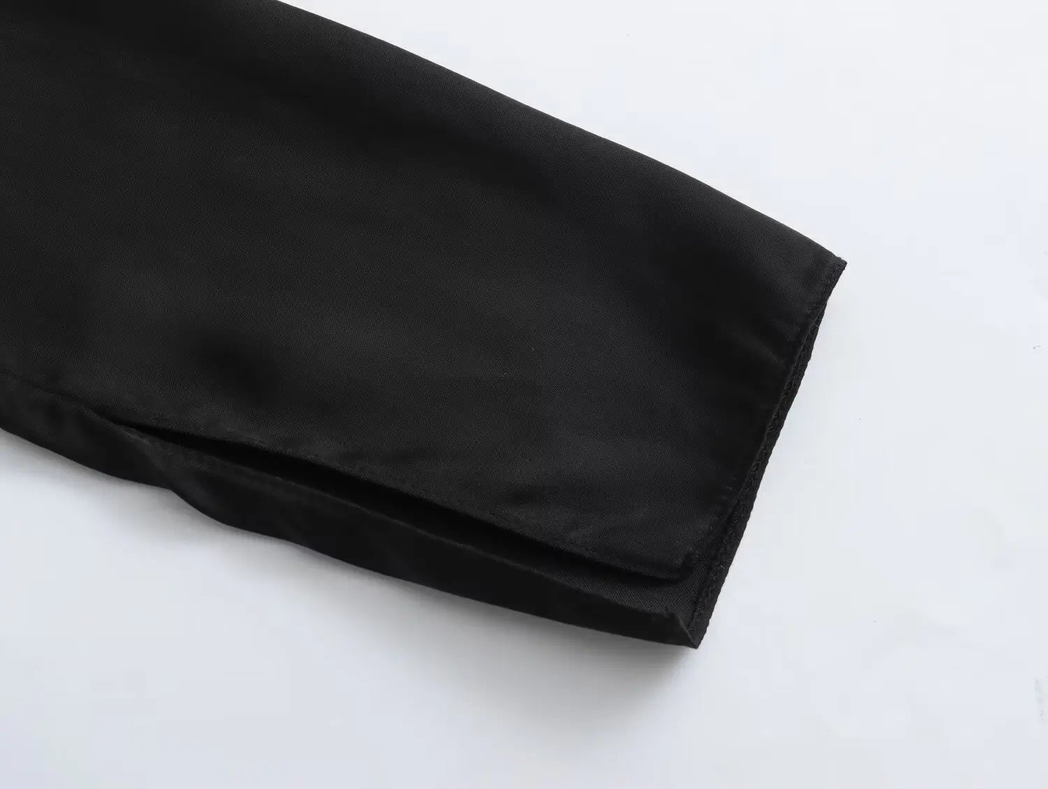 KONDALA Sexy Black Satin Bow Tie Shirts Women Long Sleeve V Neck Slim Blouses Fashion 2025 Autumn Elegant Silky Tops