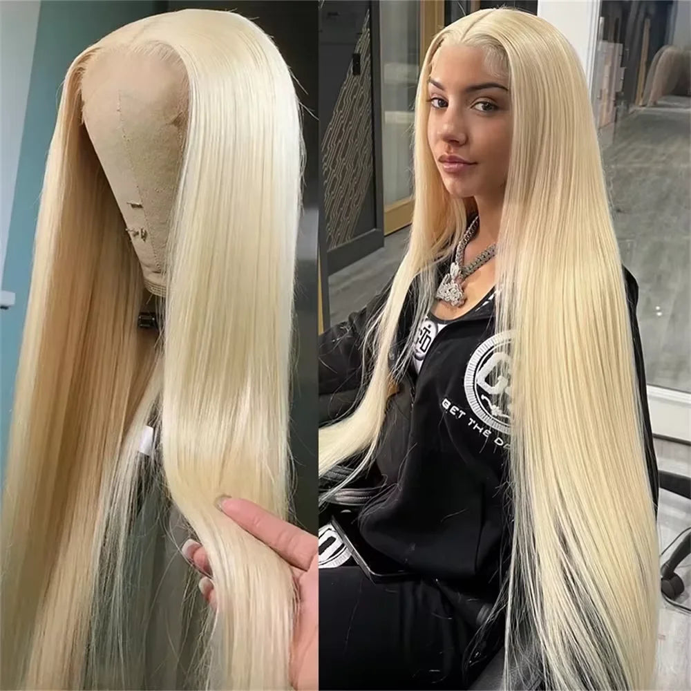 220 Density 30 Inch Straight Blonde 613 Hd Lace Frontal Wig 13x6 Brazilian Colored For Women 13x4 Lace Front Wig Human Hair Wigs
