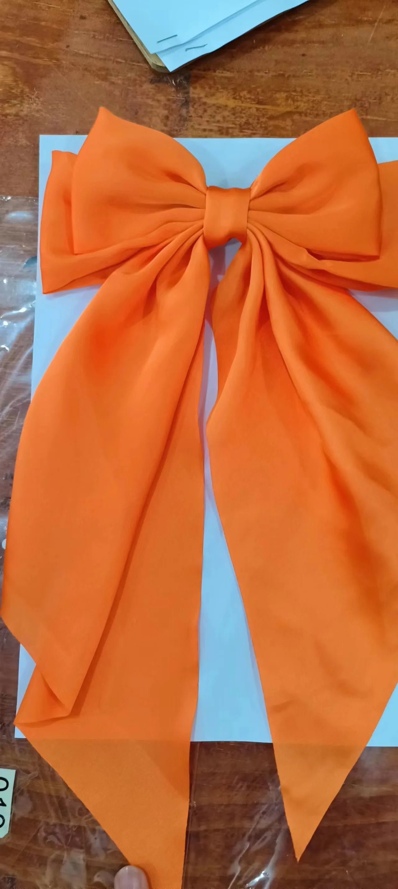 Hair Bows for Women, Big Bow Hair Clips for Girls, Silky Satin Hair Bows Clips Oversized Long Tail, Large Hair Barrettes Cute Ae