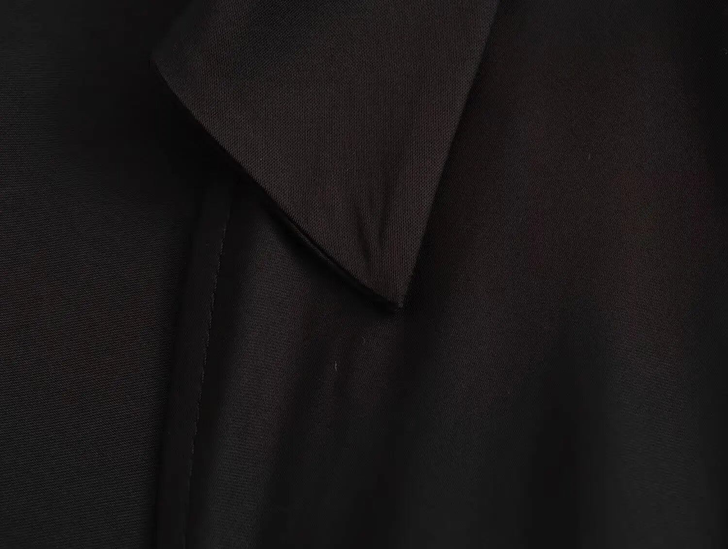 KONDALA Sexy Black Satin Bow Tie Shirts Women Long Sleeve V Neck Slim Blouses Fashion 2025 Autumn Elegant Silky Tops