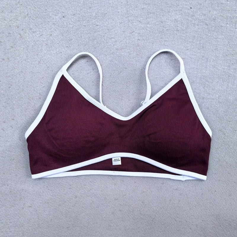 Fitness Legging Set Seamless Yoga Set Women Sportswear Scrunch Bum Gym Leggings Strappy Sports Bra 2 Piece Workout Clothes