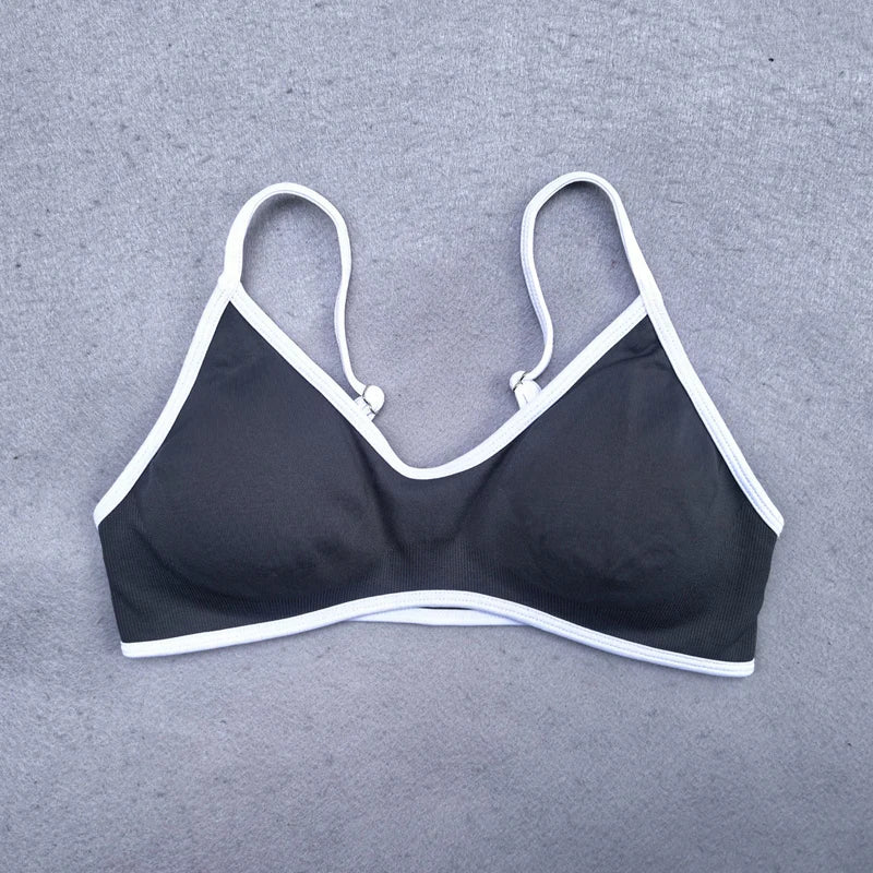 Fitness Legging Set Seamless Yoga Set Women Sportswear Scrunch Bum Gym Leggings Strappy Sports Bra 2 Piece Workout Clothes