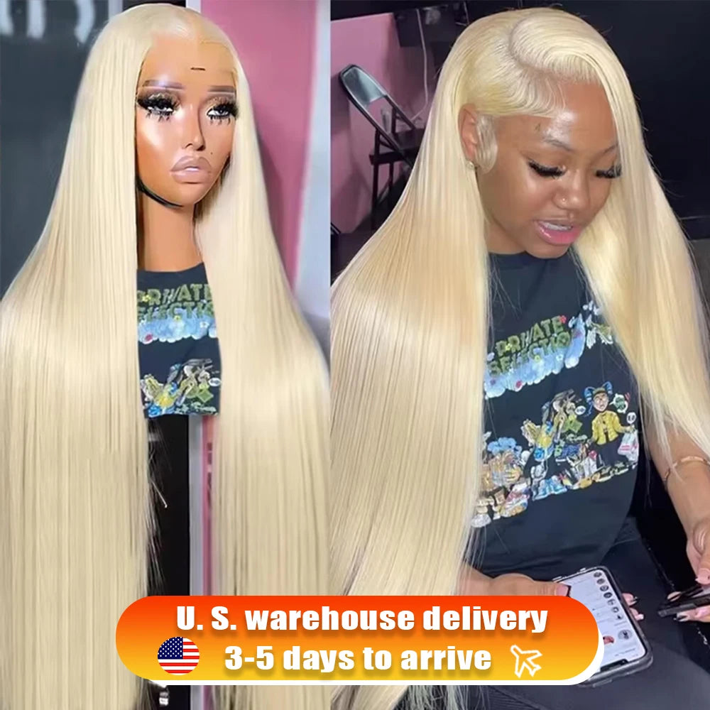 220 Density 30 Inch Straight Blonde 613 Hd Lace Frontal Wig 13x6 Brazilian Colored For Women 13x4 Lace Front Wig Human Hair Wigs