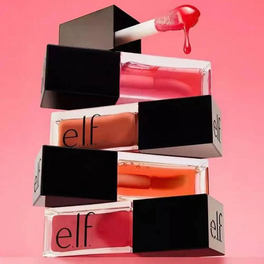 e.l.f. Glow Reviver Lip Gloss - Hydrating Mirror-Shine Lip Oil Moisturizing Non-Drying Long-Lasting High-Pigment Color Plump Lip