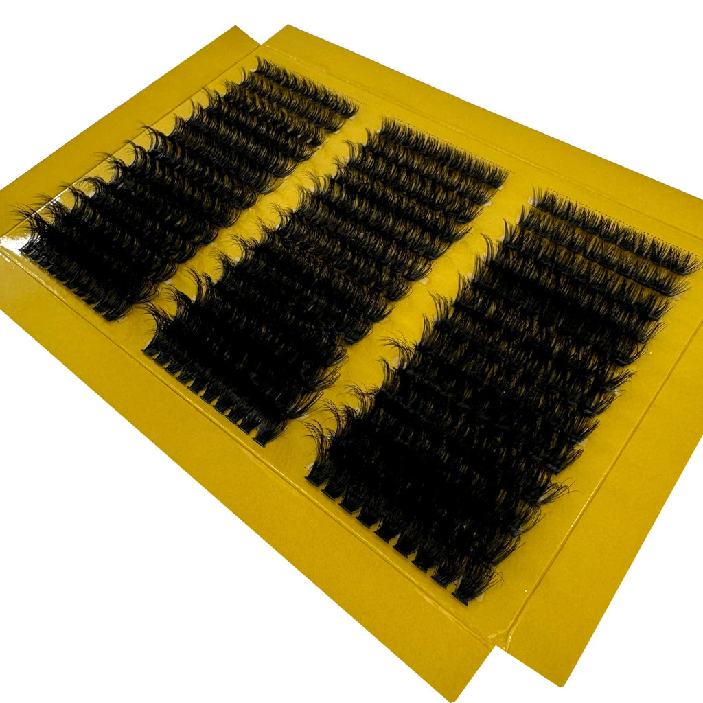 Lash Clusters 80D 100D Lashes Spikes Eyelash Clusters Volume Individual Lashes DIY Spiky Lash Extension Mega Cluster Eyelashes