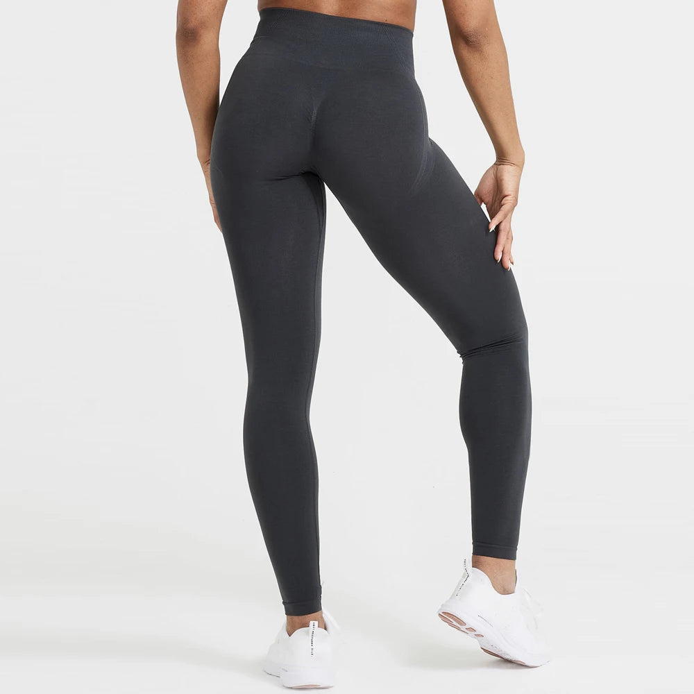 Effortless Seamless Leggings Women Scrunch Butt Gym Leggings High Waist Yoga Pants Sports Leggings Booty Fitness Workout Tights