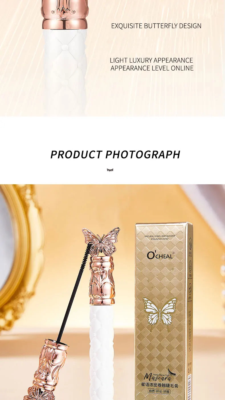 Honey Talk Mascara is long, thin, curly, thick, non-smudgy, long-lasting, waterproof and sweat resistant