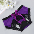 Women Sexy Panties Hips Bowknot Crotchless Panties Knickers Sexy Lingerie Underwear ropa interior femenina Open Crotch Briefs