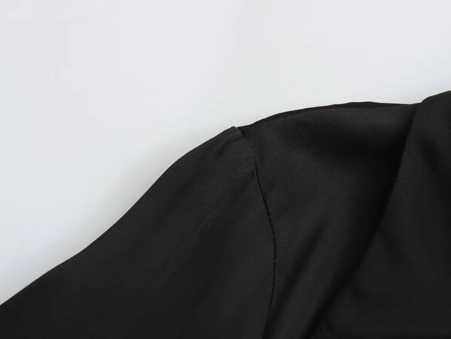 KONDALA Sexy Black Satin Bow Tie Shirts Women Long Sleeve V Neck Slim Blouses Fashion 2025 Autumn Elegant Silky Tops