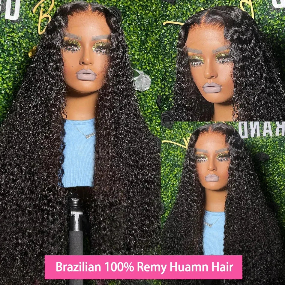 Silkwave 180 Density 30 Inch Curly 13X4 Hd Lace Front Human Hair Wig Brazilian Water Deep Wave 13x6 Lace Frontal Wig For Women