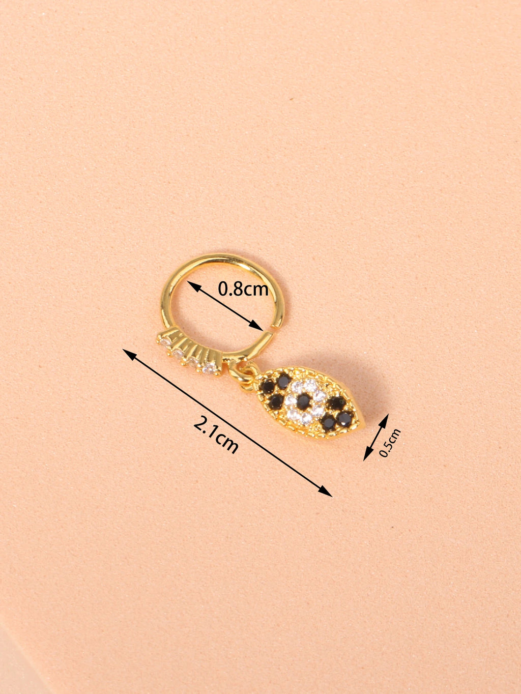 Nose Rings Hoop for Women Men Body Piercing Jewelry Cartilage Earring Nose Dangling CZ Cross Crown Starfish Dangle Nose Ring