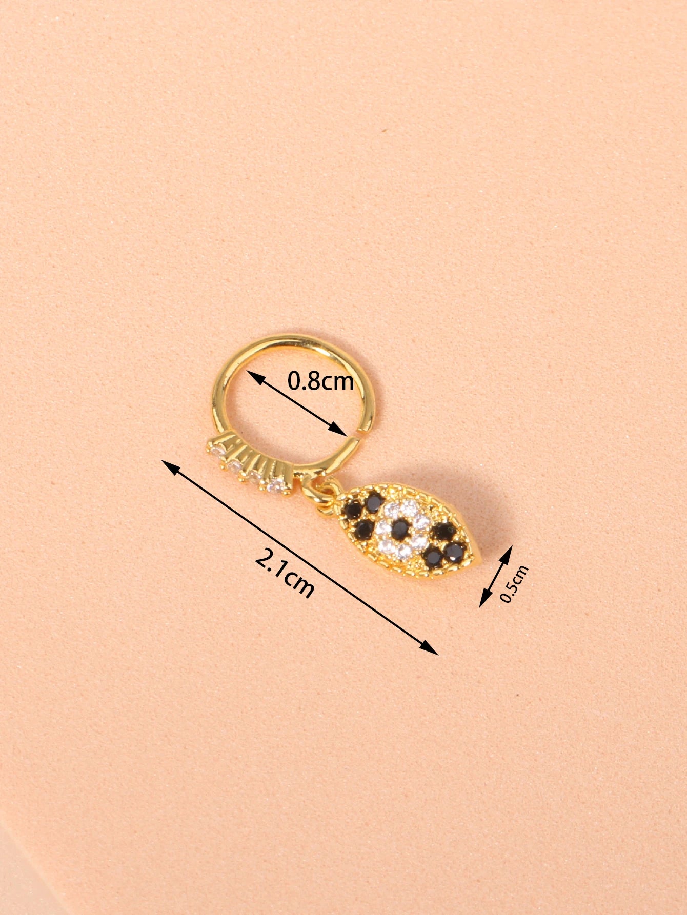 Nose Rings Hoop for Women Men Body Piercing Jewelry Cartilage Earring Nose Dangling CZ Cross Crown Starfish Dangle Nose Ring