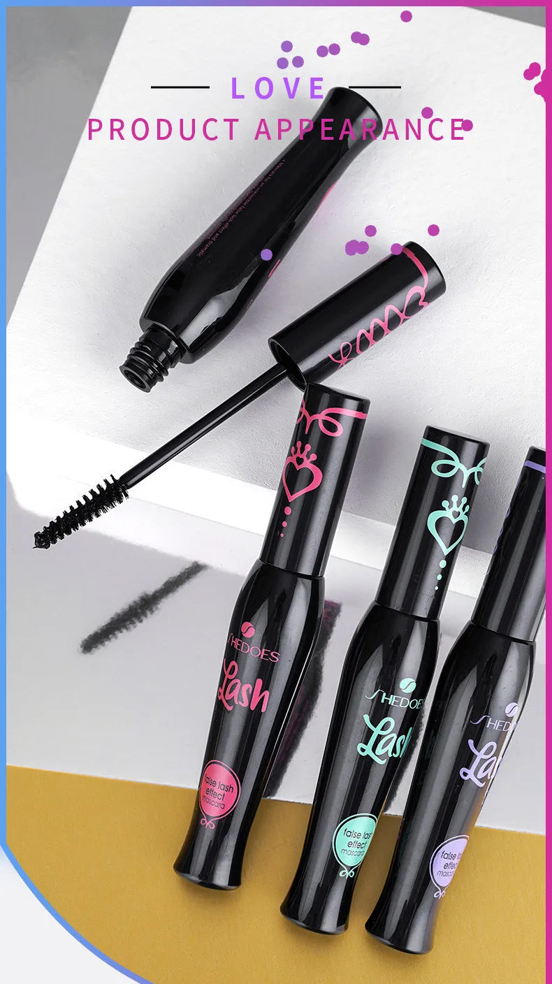 Smudge Proof Mascara, Waterproof, Sweat Proof, Long, Thick, Cool, Fast Drying Mascara, Thick Curly And Slender Mascara