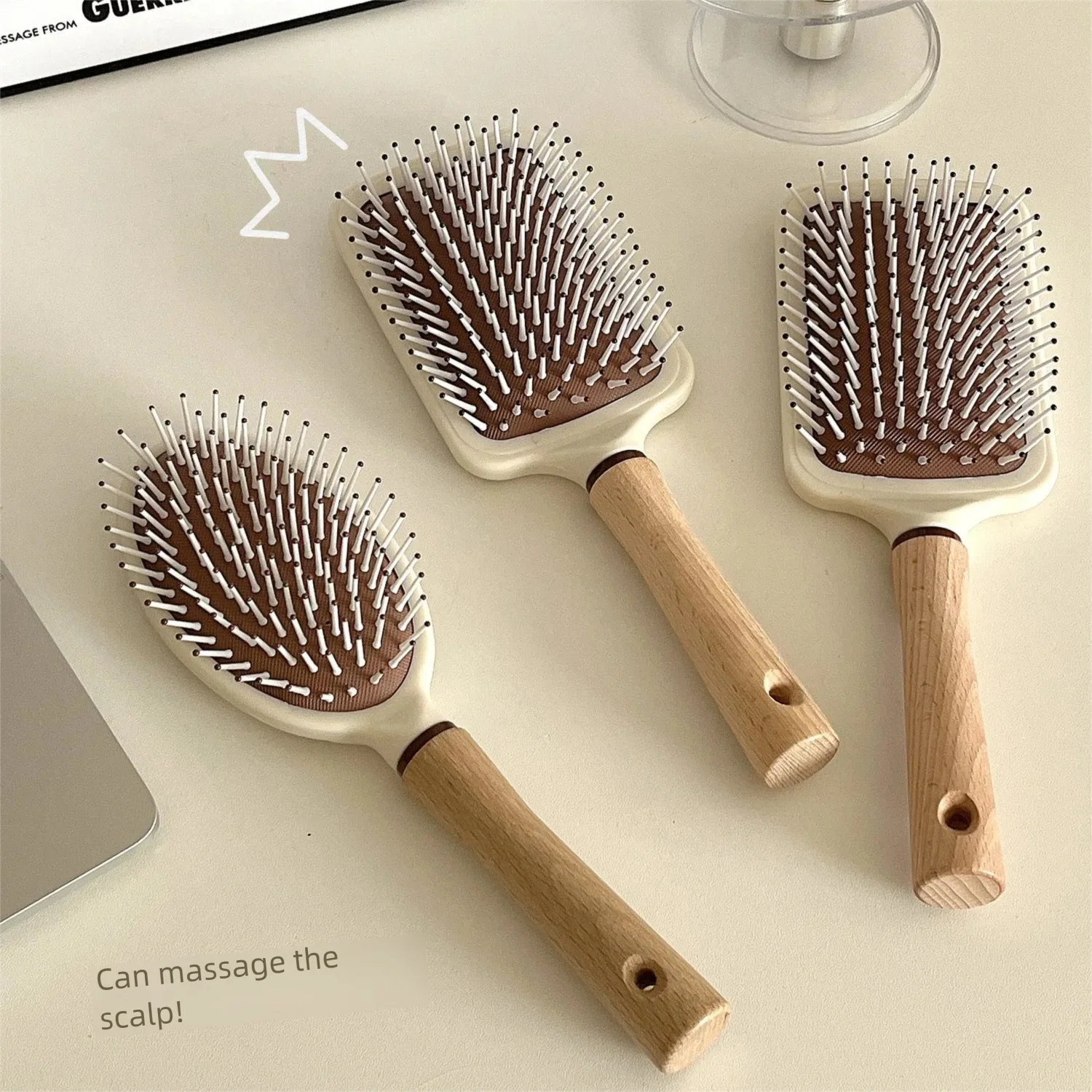 Hair Brush Paddle Hairbrush for Long Short Thick Thin Curly Straight Wavy Dry Hair for Men Women Kids