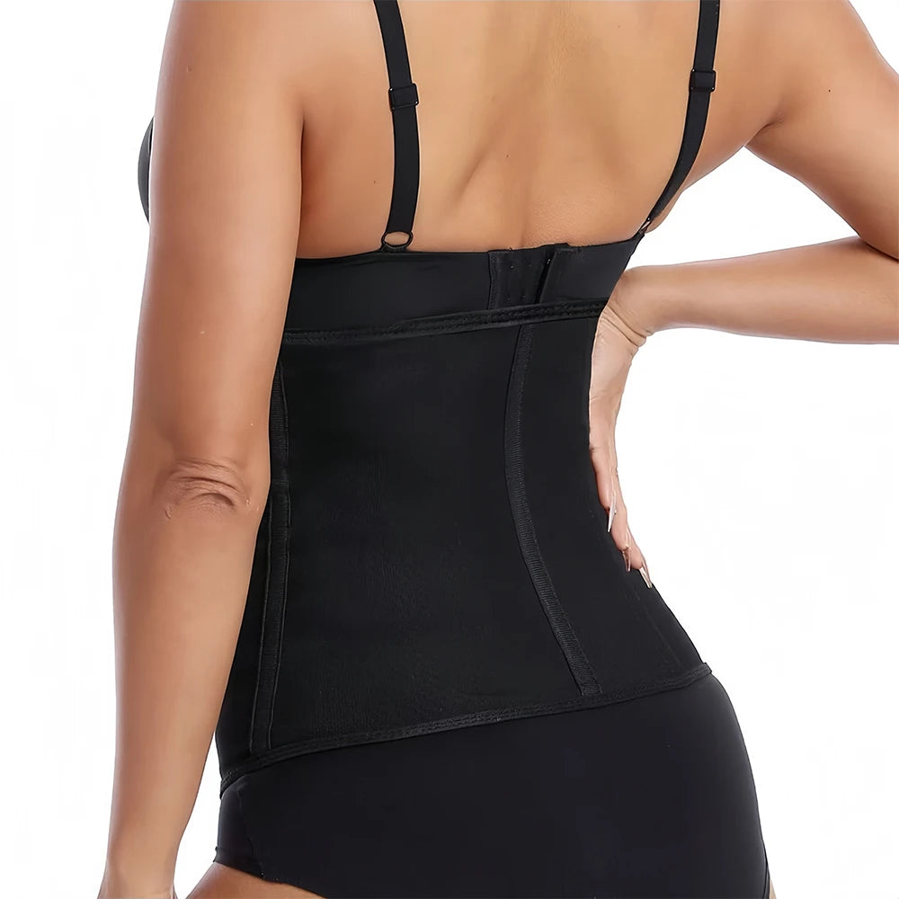 Waist Trainer for Women Tummy Control Workout Waist Cincher Corset Shapewear Postpartum Body Shaper with Zipper Hook