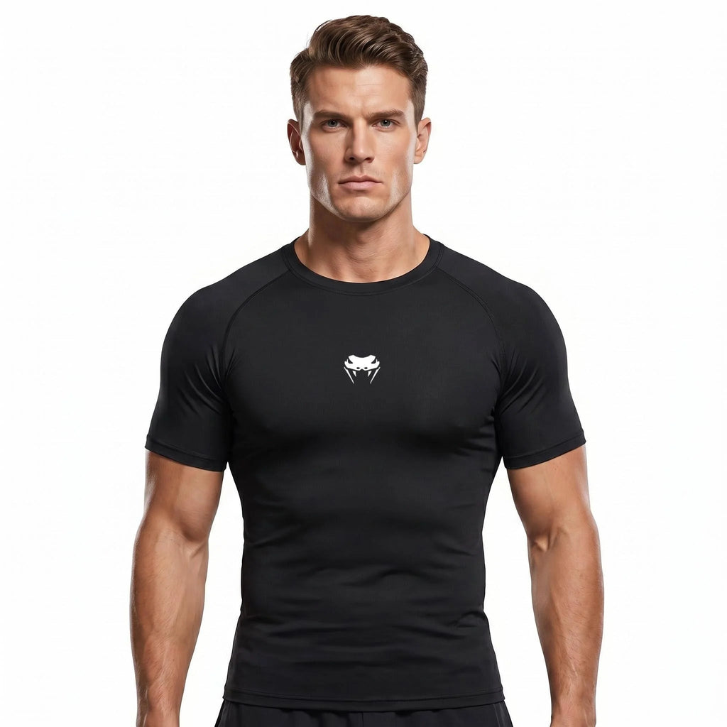 Men's fitness clothes, short sleeves, tight fitting T-shirts, quick drying sportswear, training clothes