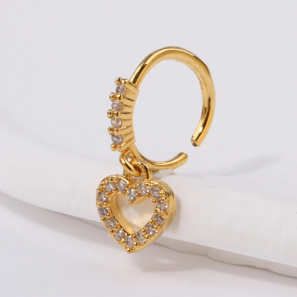 Nose Rings Hoop for Women Men Body Piercing Jewelry Cartilage Earring Nose Dangling CZ Cross Crown Starfish Dangle Nose Ring