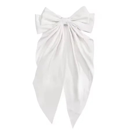 Hair Bows for Women, Big Bow Hair Clips for Girls, Silky Satin Hair Bows Clips Oversized Long Tail, Large Hair Barrettes Cute Ae