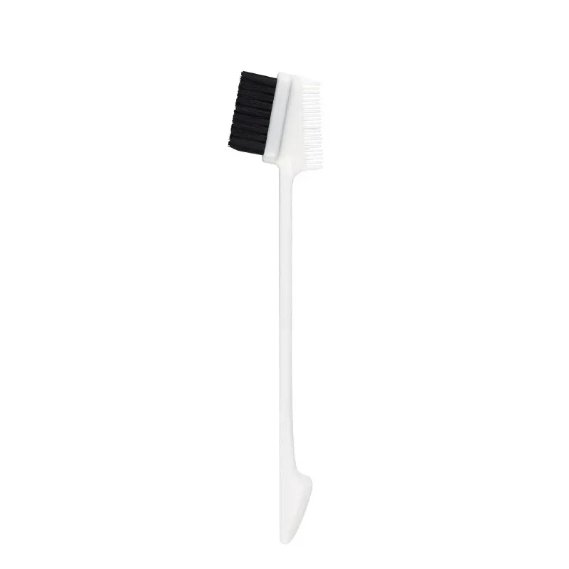 Three-headed Eyebrow Brush Shredded Hair Brush Comb Hair Dye Brushes Hair Care Hair Edge Control Hairdressing Gel Brush Styling