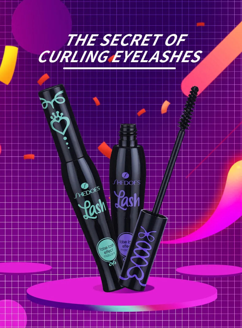 Smudge Proof Mascara, Waterproof, Sweat Proof, Long, Thick, Cool, Fast Drying Mascara, Thick Curly And Slender Mascara