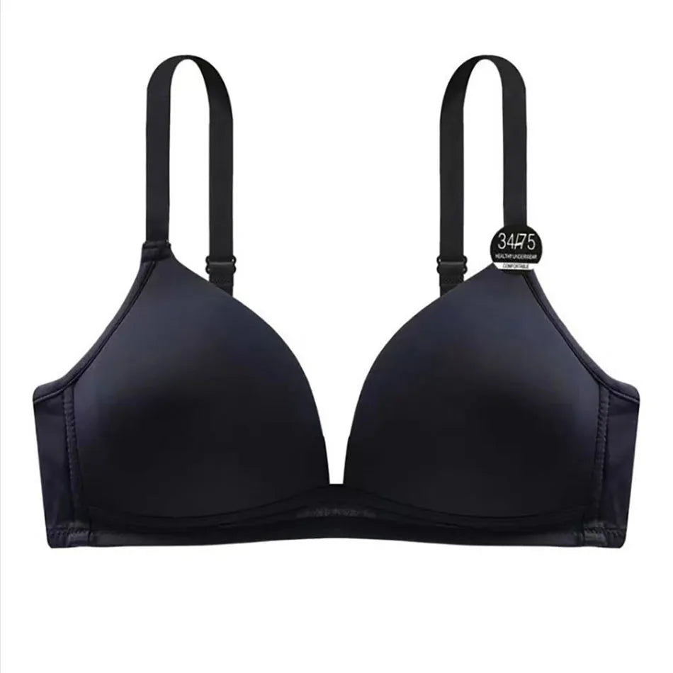 Child Development Period Bra Girls Solid Color Adjustable and Non Removable  Without Steel Ring Bra Girls Bra