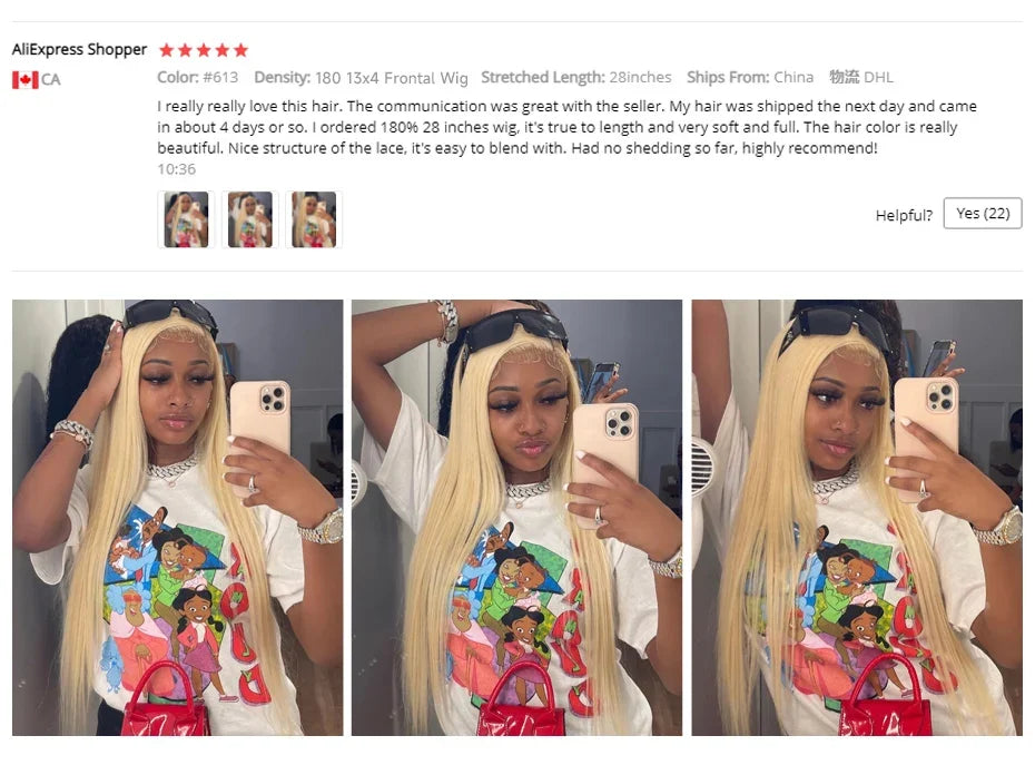220 Density 30 Inch Straight Blonde 613 Hd Lace Frontal Wig 13x6 Brazilian Colored For Women 13x4 Lace Front Wig Human Hair Wigs