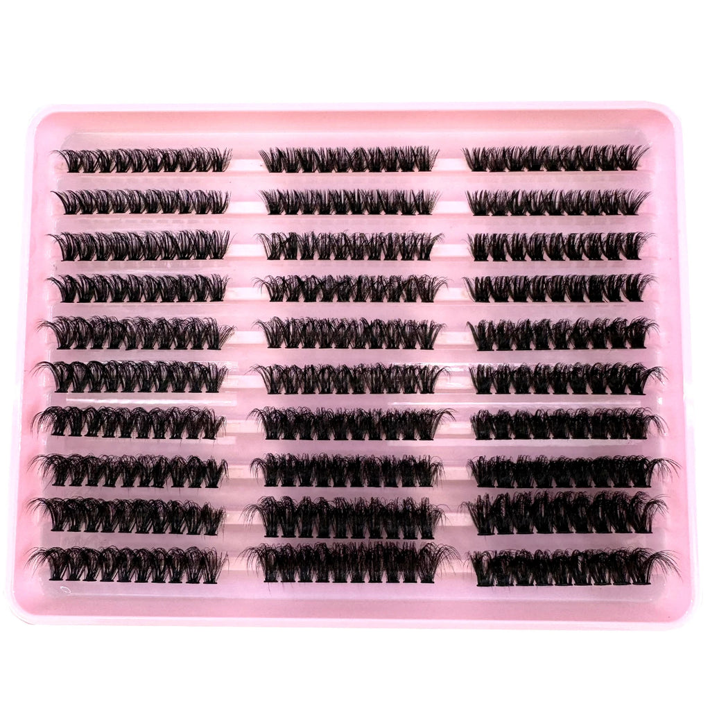 Lash Clusters 80D 100D Lashes Spikes Eyelash Clusters Volume Individual Lashes DIY Spiky Lash Extension Mega Cluster Eyelashes