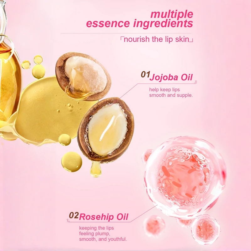 Glazed Lip Oil With Innovative Pump Design Ice Sensation Soft Lasting Glossy Hydrating Lip Gloss Deeply Moisturizing Lip Balm