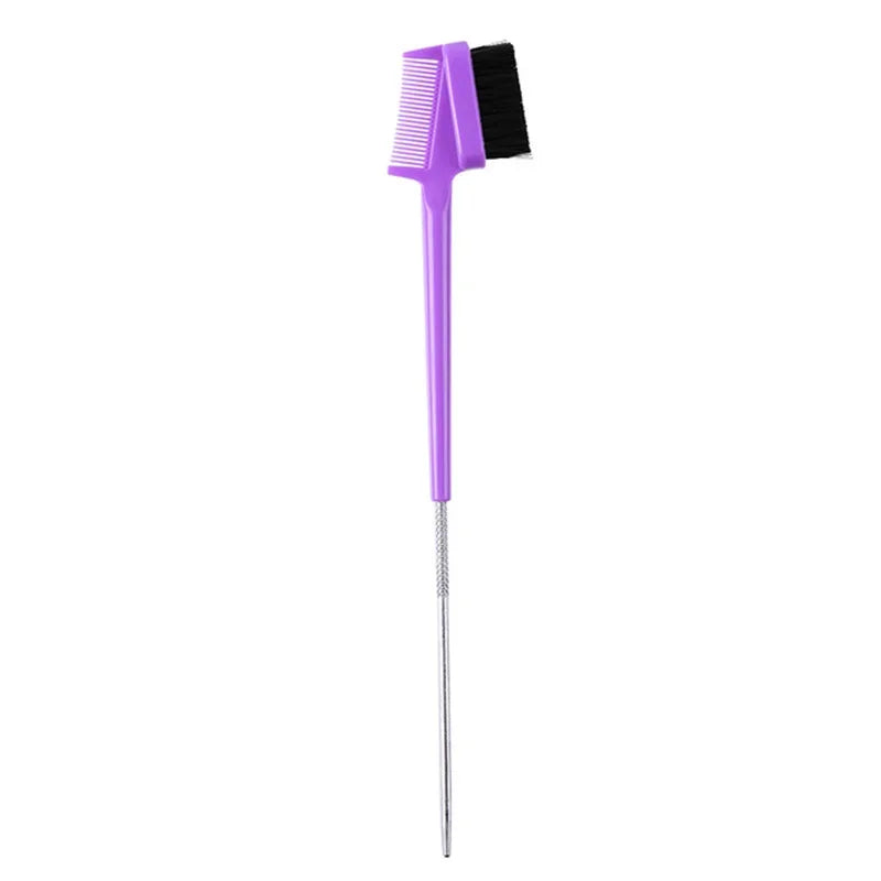 Three-headed Eyebrow Brush Shredded Hair Brush Comb Hair Dye Brushes Hair Care Hair Edge Control Hairdressing Gel Brush Styling