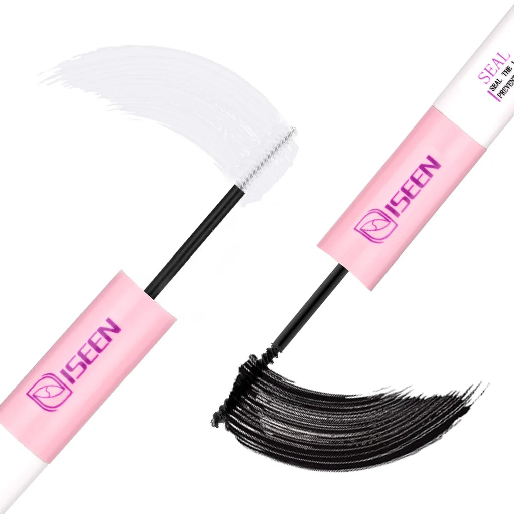 Lash Bond and Seal Waterproof 2 in 1 Eyelash Glue for Eyelash Clusters Adhesive Black Long-Lasting (5ml+5ml)