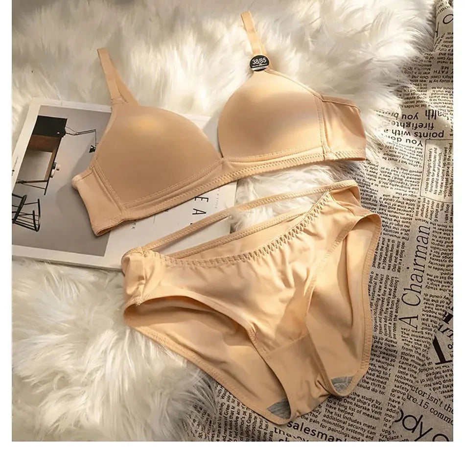 Child Development Period Bra Girls Solid Color Adjustable and Non Removable  Without Steel Ring Bra Girls Bra
