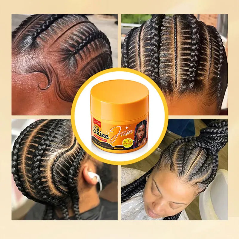 113g Hair Braiding Gel Styling Control Smooth Long Lasting Styling Braiding Gel Frizz Edges Hair Gel
