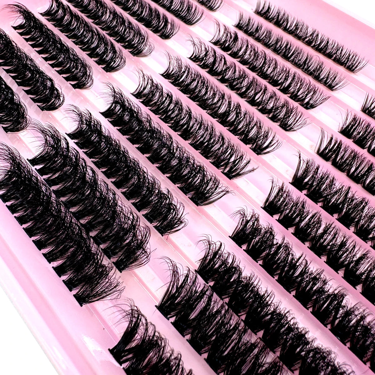 Lash Clusters 80D 100D Lashes Spikes Eyelash Clusters Volume Individual Lashes DIY Spiky Lash Extension Mega Cluster Eyelashes