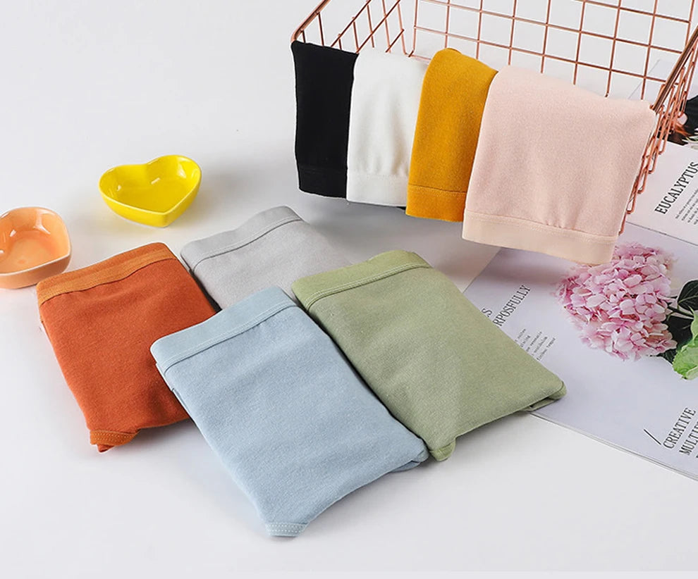 6pcs Women Hip Lift Panties Lady Large Size High Waist Underwear Fashion Girls Briefs Breathable Panty Plus Size Female Lingerie