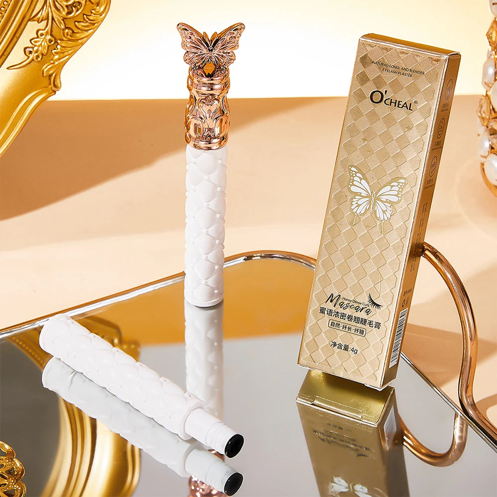 Honey Talk Mascara is long, thin, curly, thick, non-smudgy, long-lasting, waterproof and sweat resistant