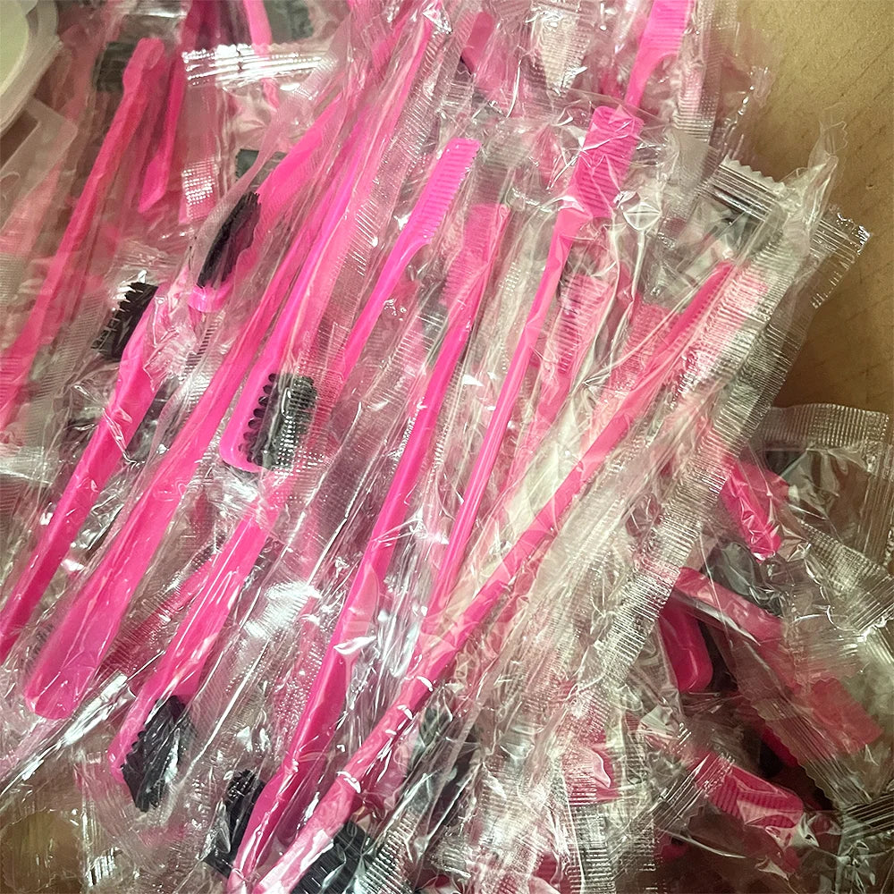 1PCS/5PCS Double-Sided Hair Edge Control Brushes-Multifunctional, Hair Brush for Smooth Styling, Eyebrow & Hair Care Tools