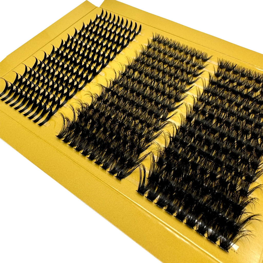 Lash Clusters 80D 100D Lashes Spikes Eyelash Clusters Volume Individual Lashes DIY Spiky Lash Extension Mega Cluster Eyelashes
