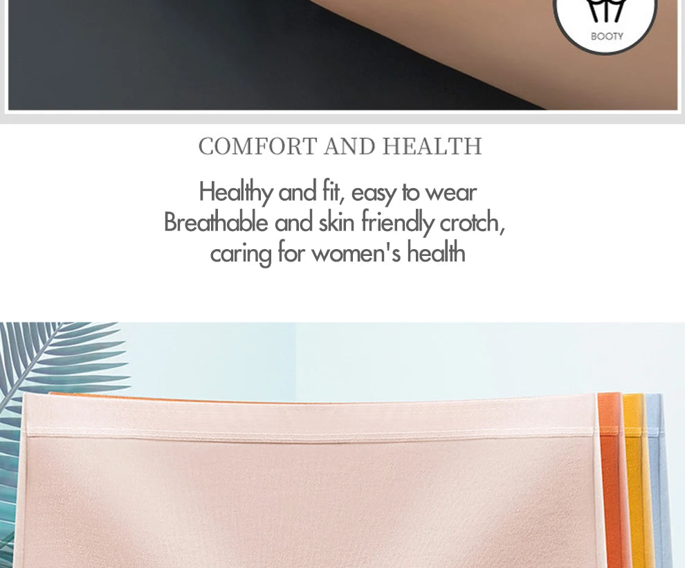 6pcs Women Hip Lift Panties Lady Large Size High Waist Underwear Fashion Girls Briefs Breathable Panty Plus Size Female Lingerie