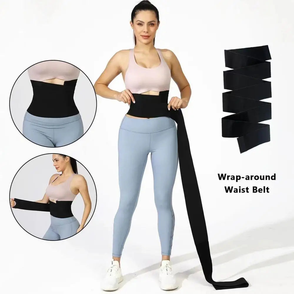 Waist Trainer Belt Waist Trainers for Women Belly Fat Trimmer Tummy Shaper Cincher for Slimming Body Belly Gym Sport Yoga