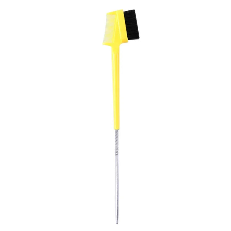 Three-headed Eyebrow Brush Shredded Hair Brush Comb Hair Dye Brushes Hair Care Hair Edge Control Hairdressing Gel Brush Styling