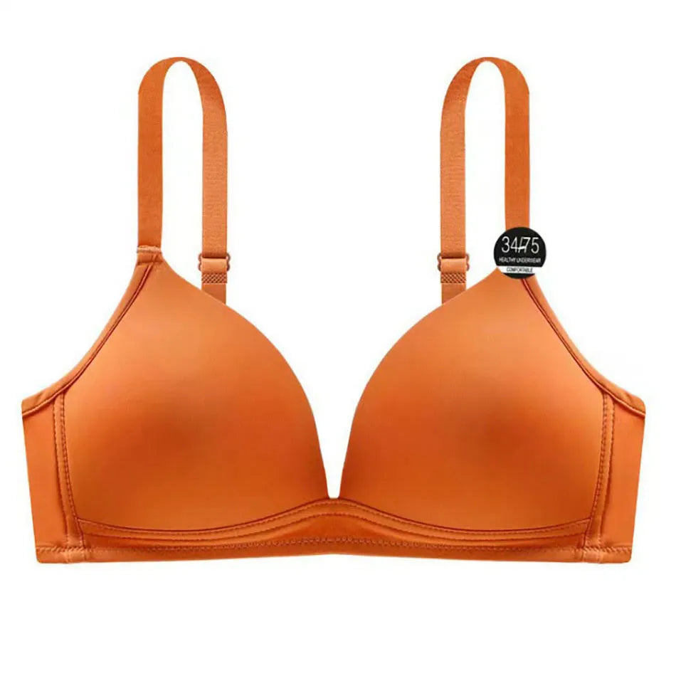 Child Development Period Bra Girls Solid Color Adjustable and Non Removable  Without Steel Ring Bra Girls Bra