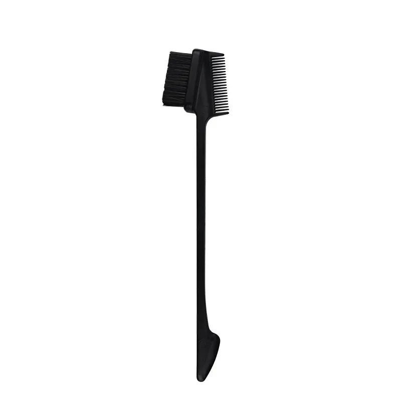 Three-headed Eyebrow Brush Shredded Hair Brush Comb Hair Dye Brushes Hair Care Hair Edge Control Hairdressing Gel Brush Styling