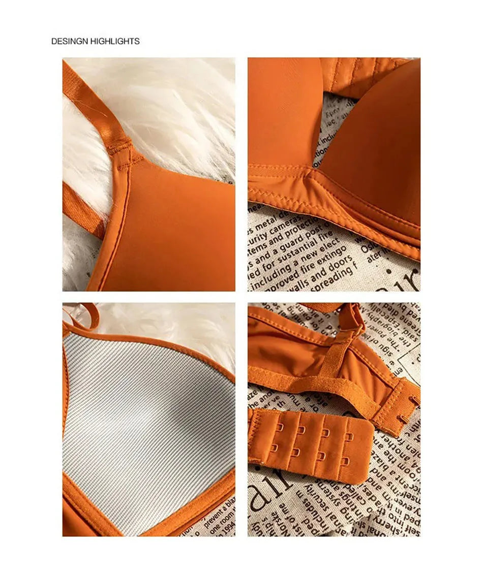 Child Development Period Bra Girls Solid Color Adjustable and Non Removable  Without Steel Ring Bra Girls Bra