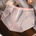 Panties For Women Cotton High Waist Summer Breathable Ladies Big Size Underwear Sweet Letters Female Underpants Sexy Lingerie