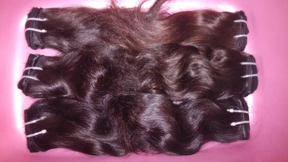 Top Quality Unprocessed Virgin Wholesale Bulk Hair.Indian Remy Human Hair Weaving.Best Quality Remy Raw Hair Weaving