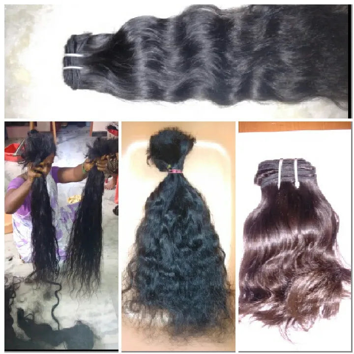 Best Wave Bulk Raw Hair.natural Curly & Wave Bulk Human Hair From India. Only Natural Texture and Natural Color Hair. From India